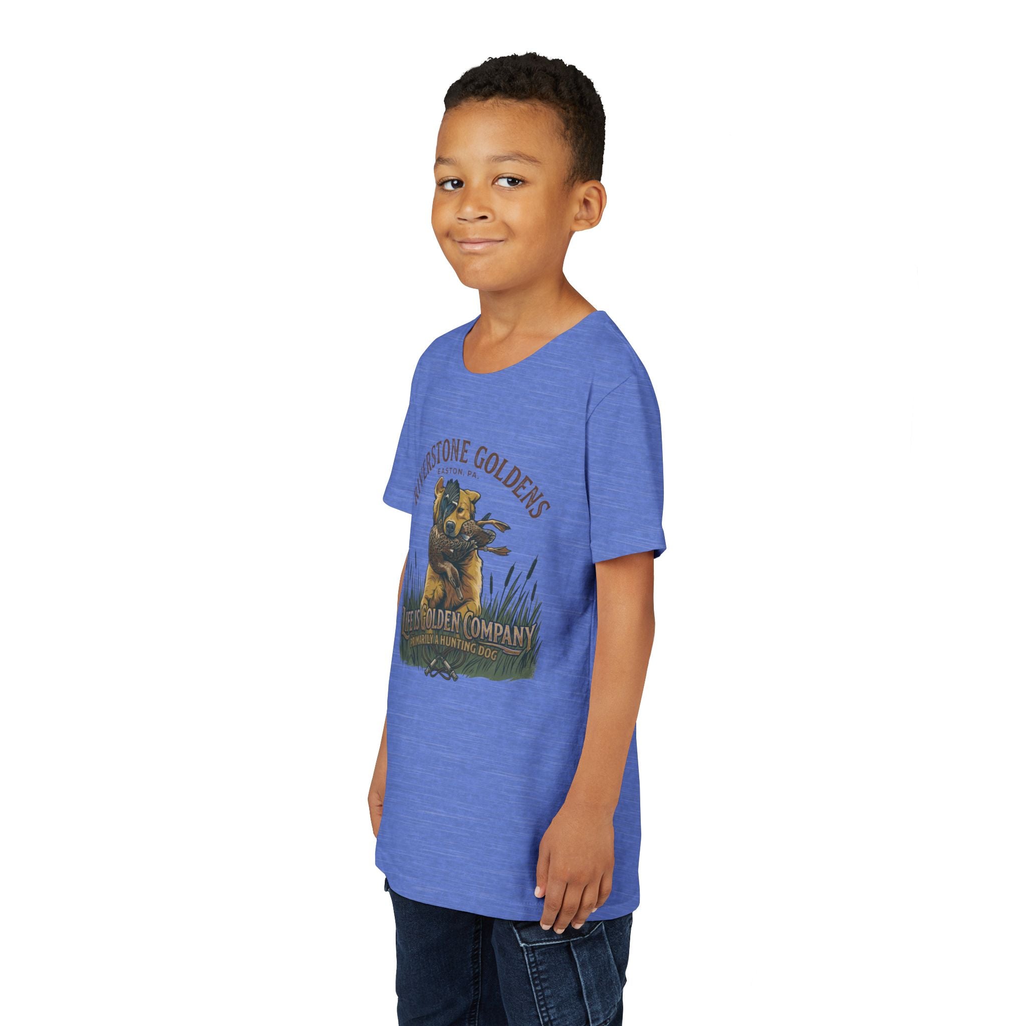 Riverstone Goldens Hunting Unisex Youth Tee
