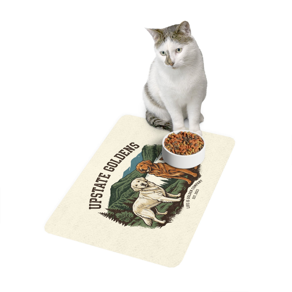 Upstate Goldens Pet Food Mat (12x18)