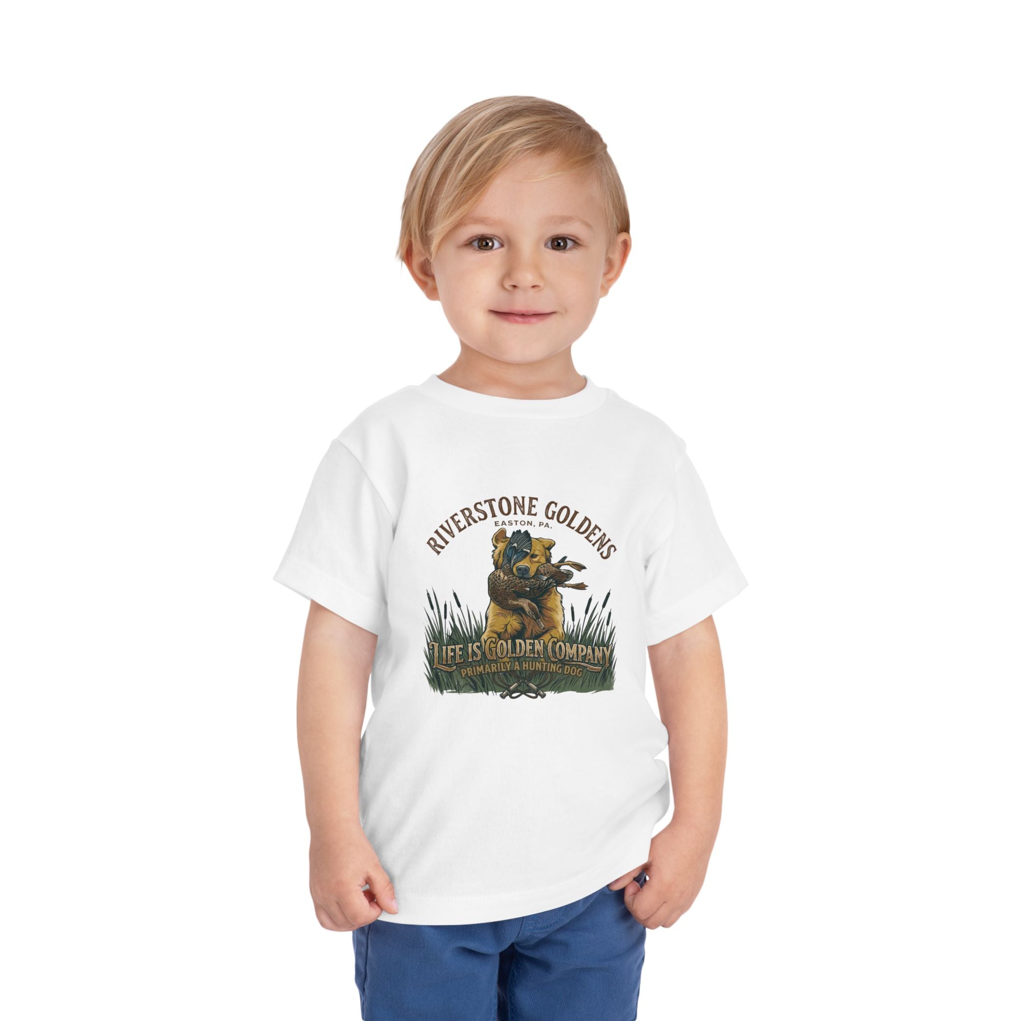 Riverstone Goldens Hunting Toddler Tee
