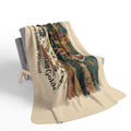 Wright's Mountain Goldens Cozy Fleece Sherpa Blanket