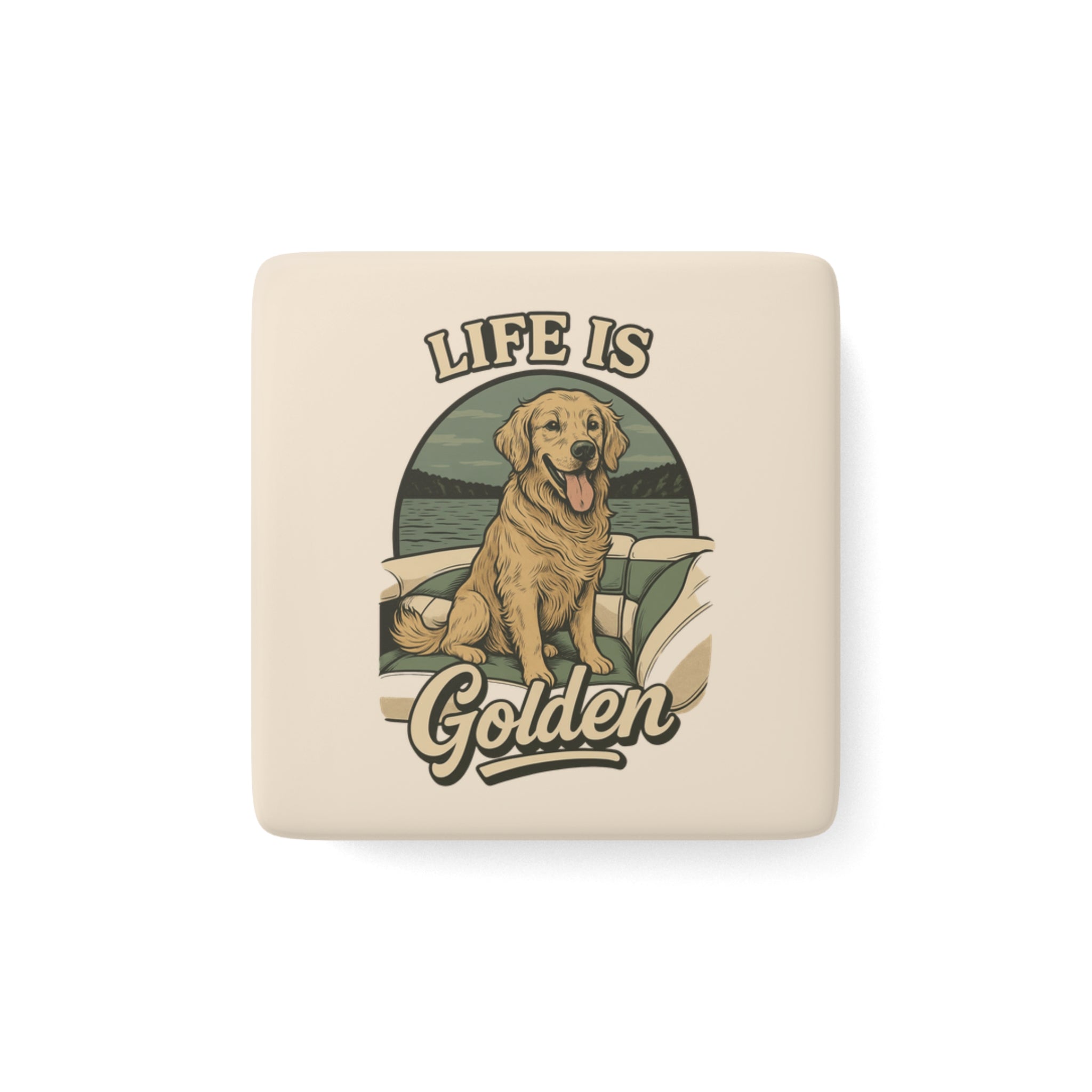 Bow Rider Ceramic Magnet