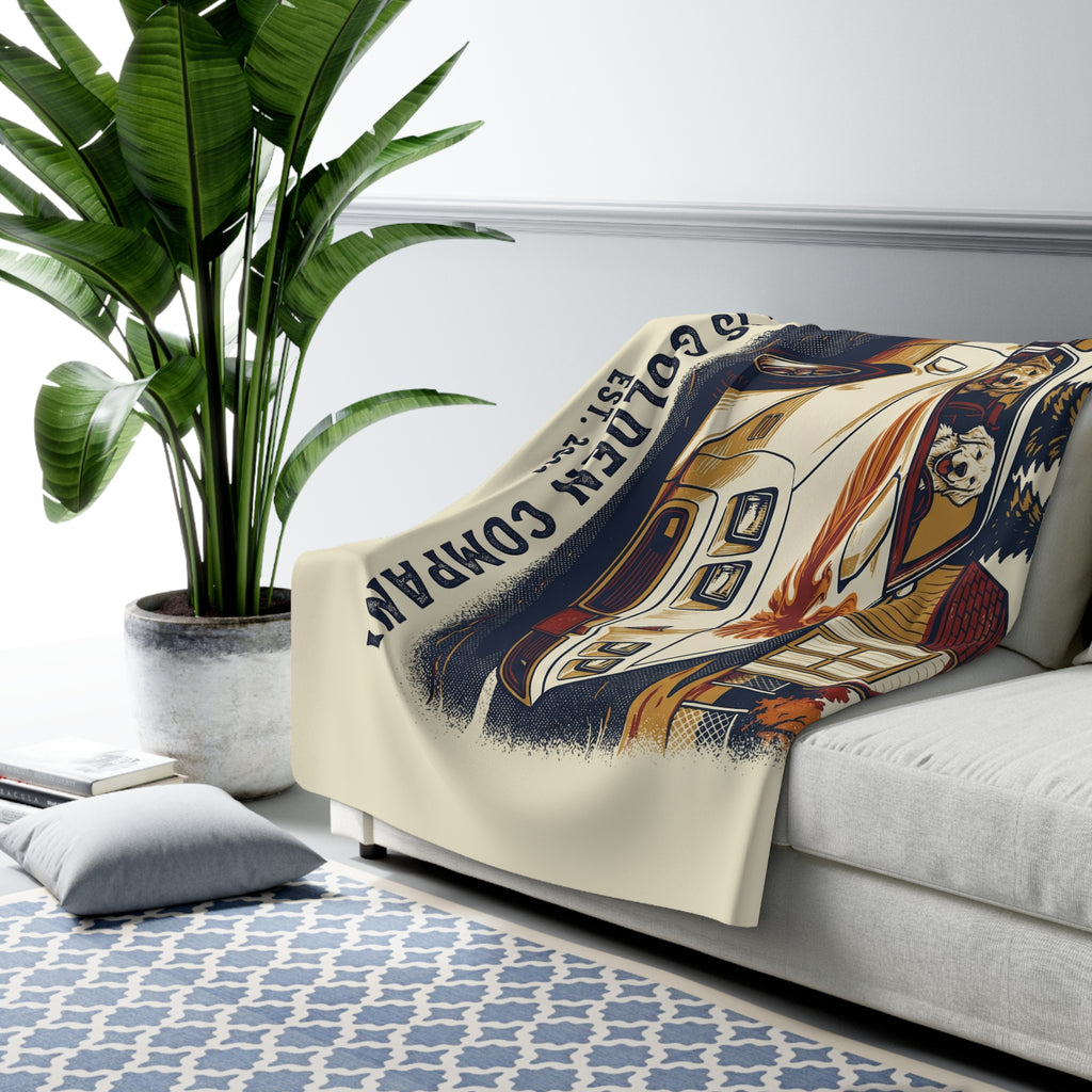 '78 Trans Am Cozy Sherpa Fleece Blanket