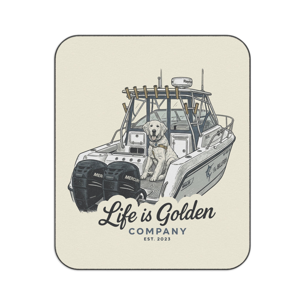 Boat Life Picnic Blanket with Water Resistant Backing