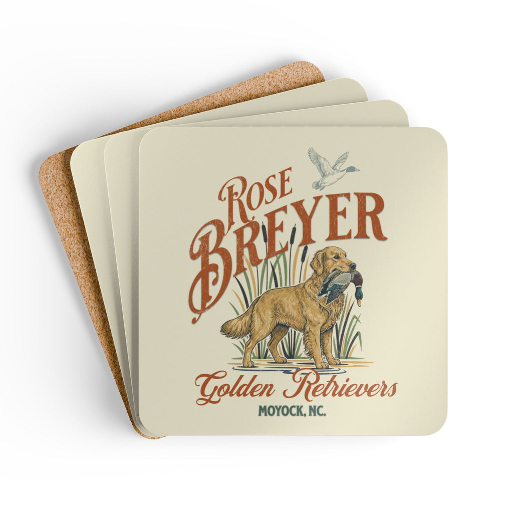 Rose Breyer Corkwood Coaster Set I