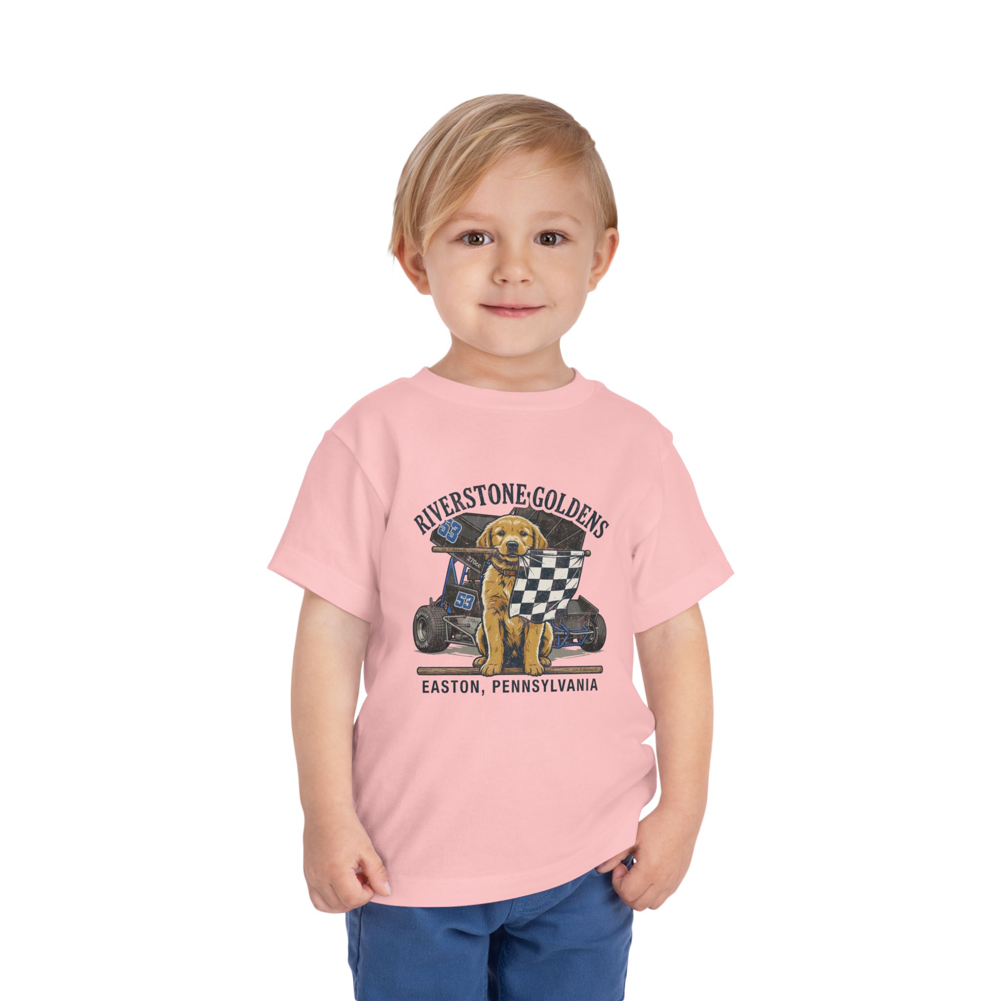 Riverstone Goldens Racing Toddler Tee