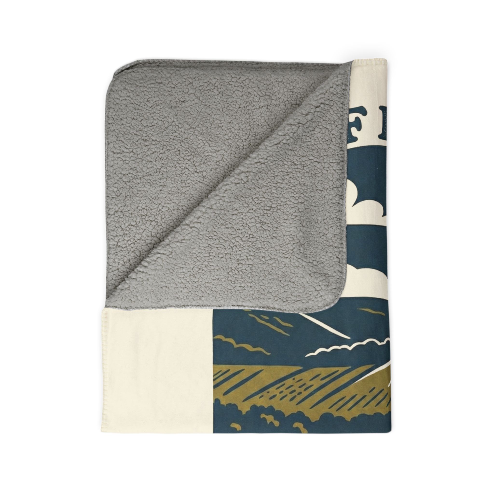 Virginia Overlook Cozy Fleece Sherpa Blanket