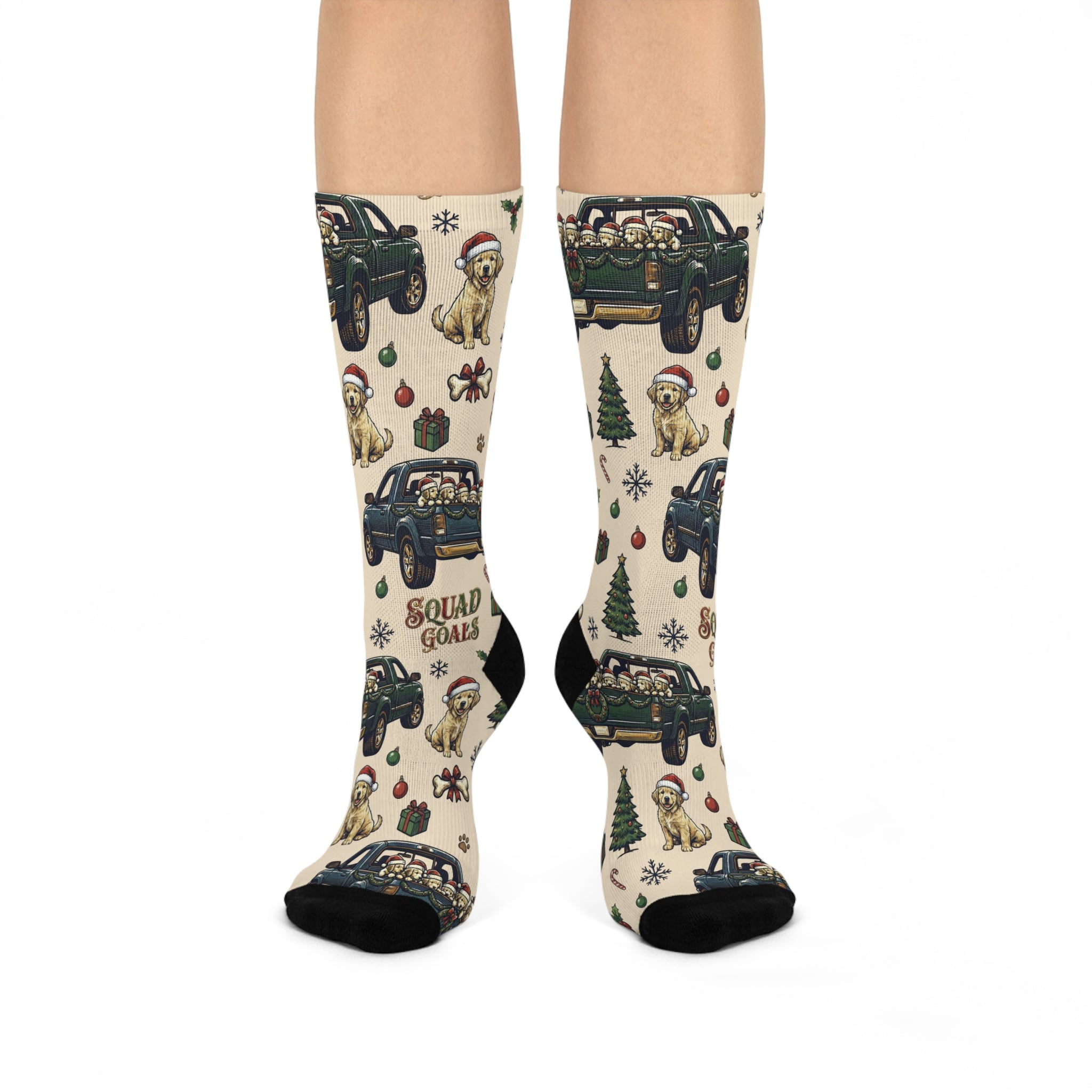 Holiday 'Squad Goals' Crew Socks