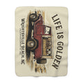 Wrightsville Beach Cozy Sherpa Fleece Blanket