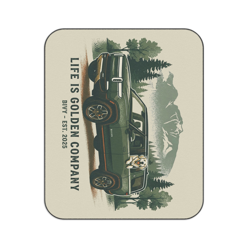 The Bivian Picnic Blanket with Water Resistant Backing