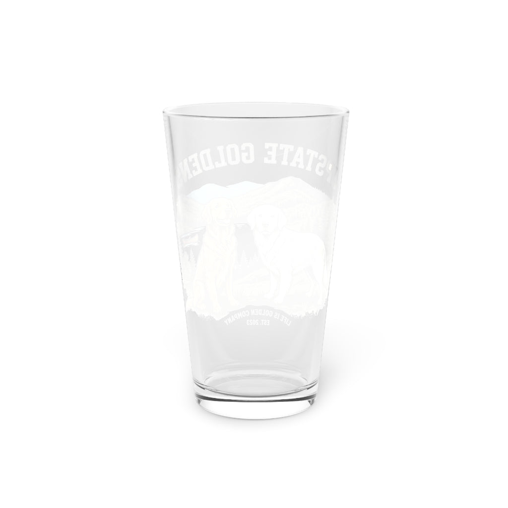 Upstate Goldens Pint Glass