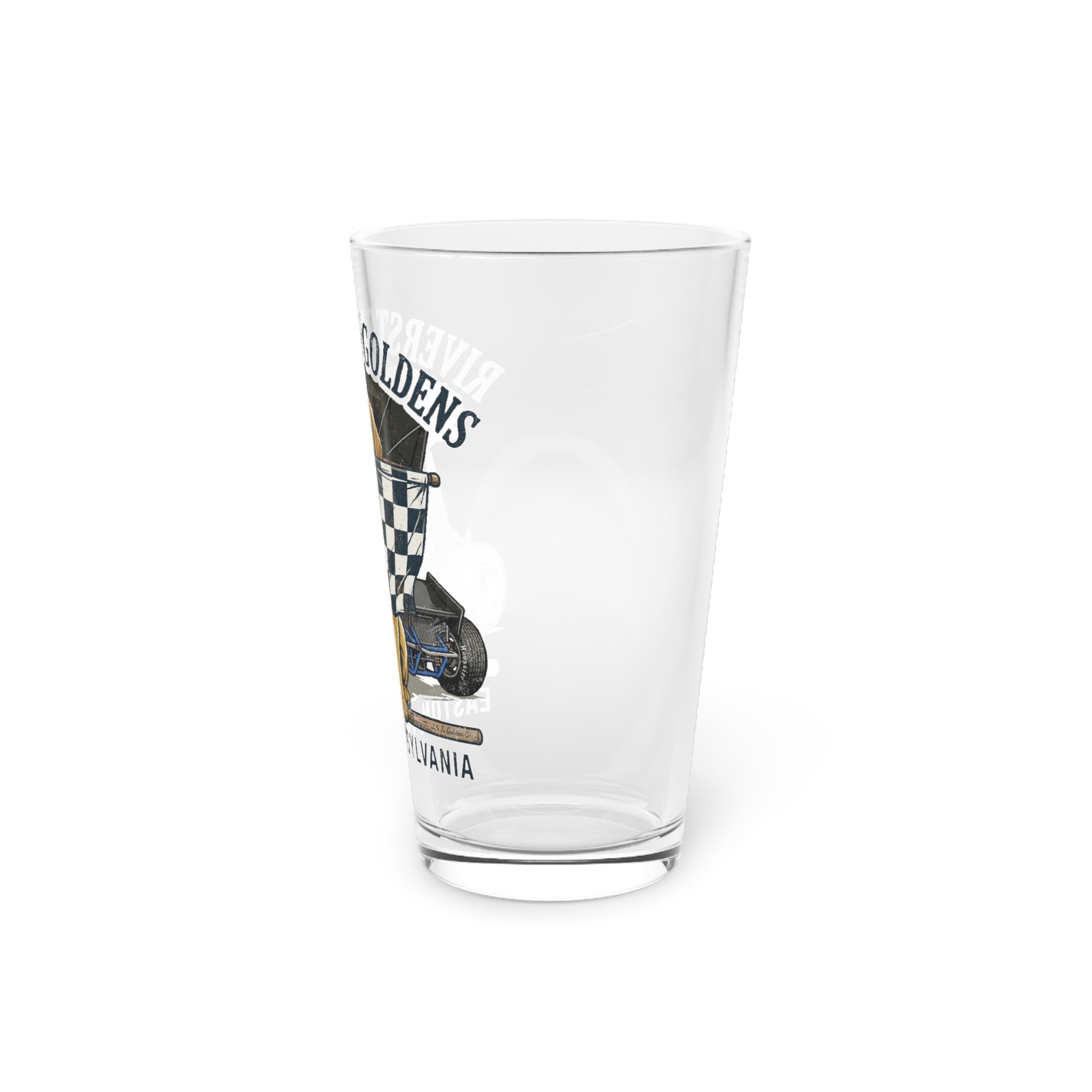 Riverstone Goldens Racing Pint Glass