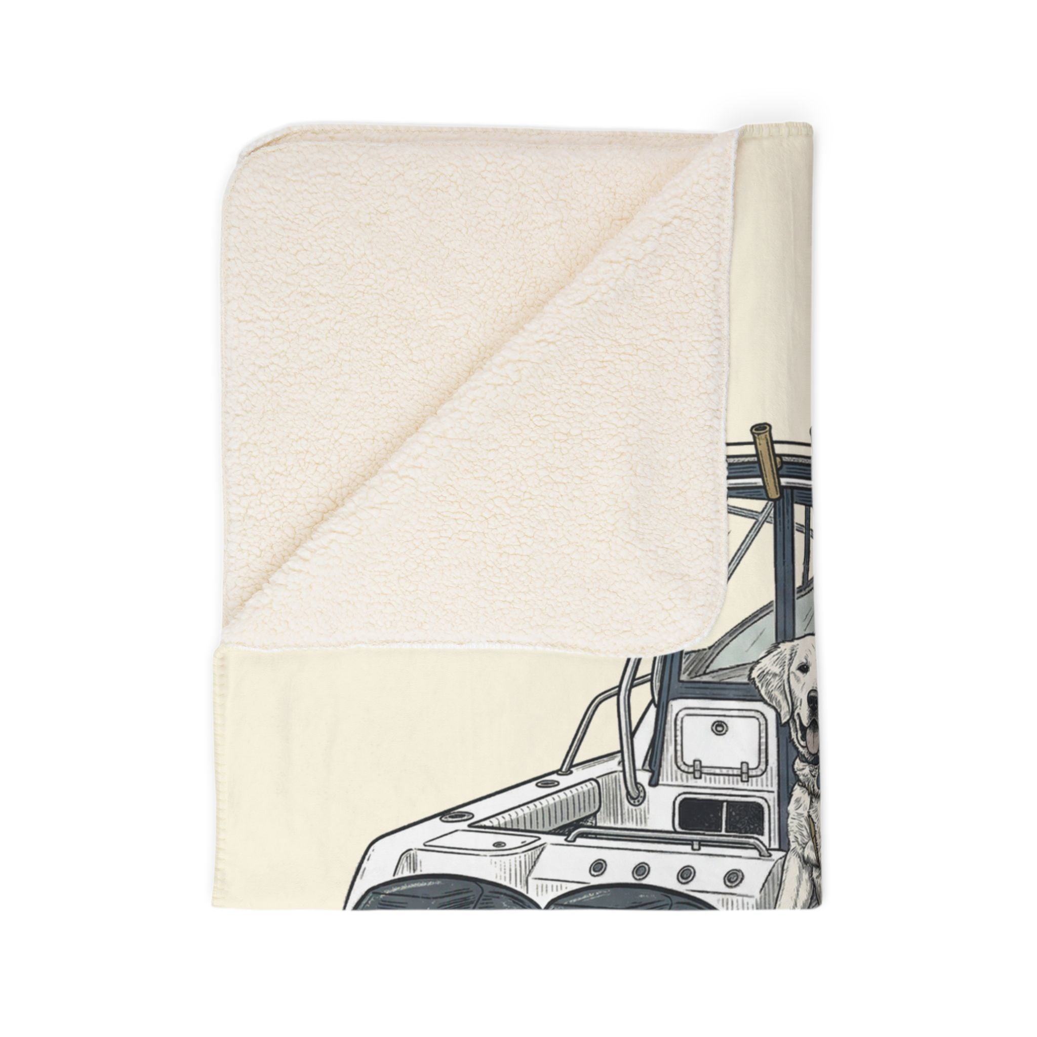 Boat Life Cozy Fleece Sherpa Blanket