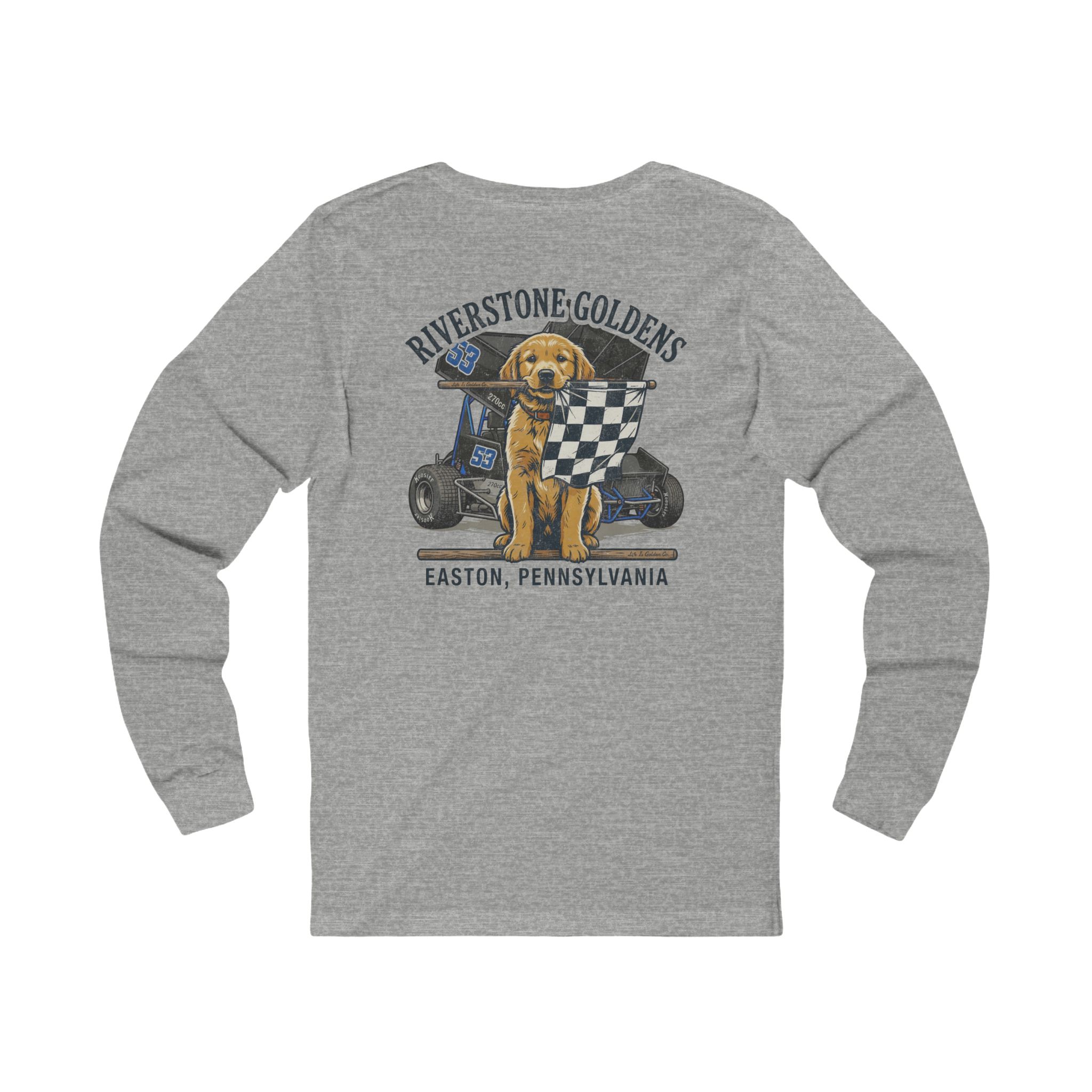 Riverstone Goldens Racing Unisex Long Sleeve Tee