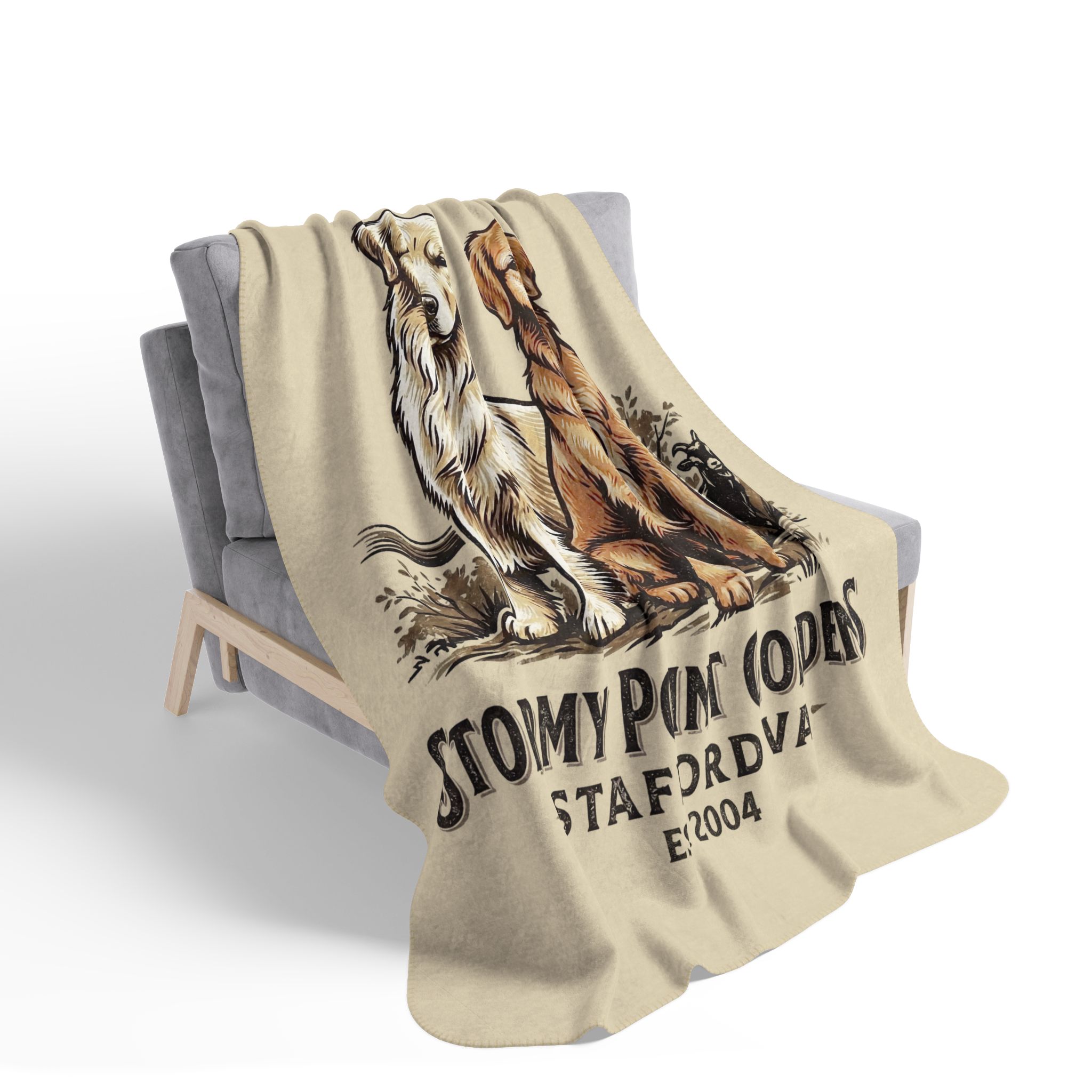 Stormy Point Cozy Fleece Sherpa Blanket
