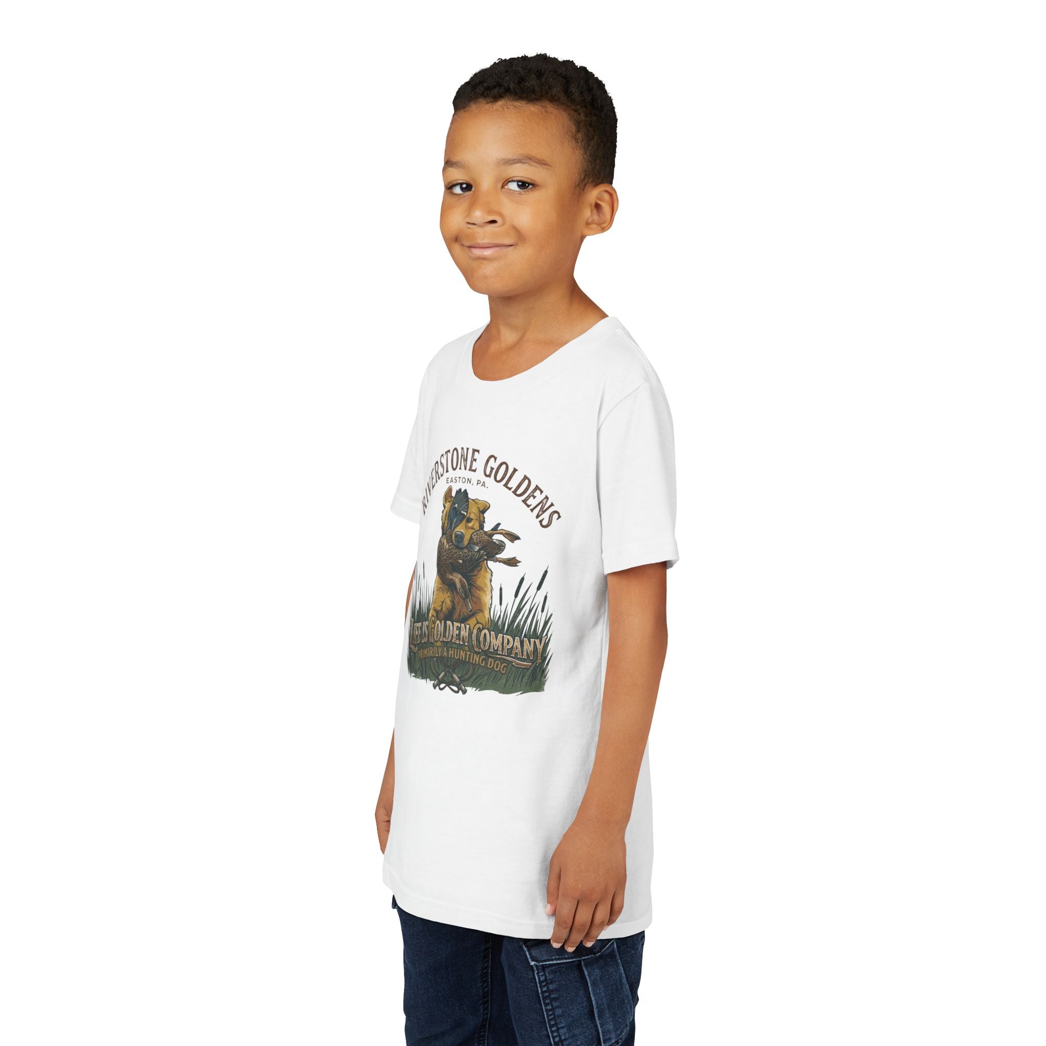 Riverstone Goldens Hunting Unisex Youth Tee