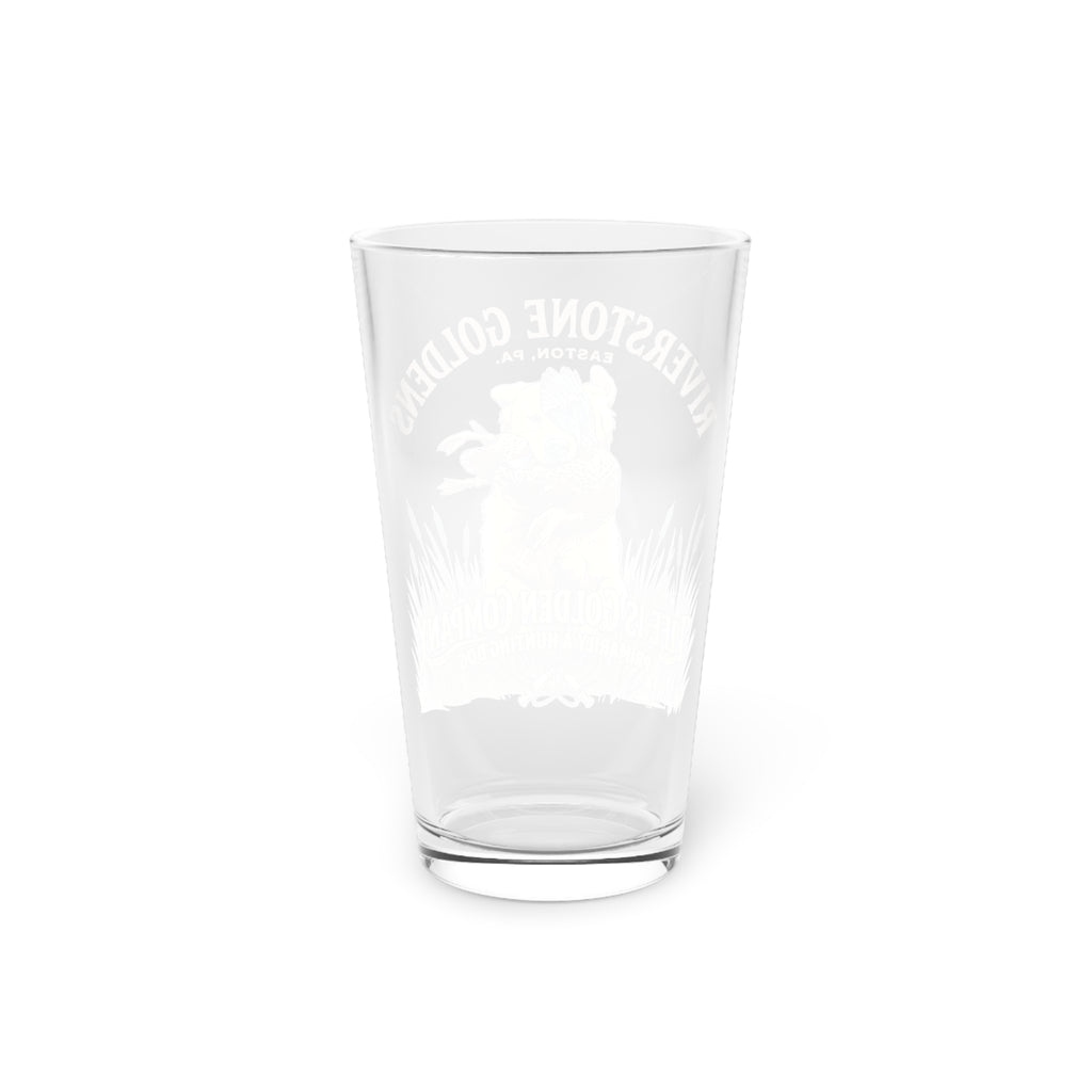 Riverstone Goldens Hunting Pint Glass