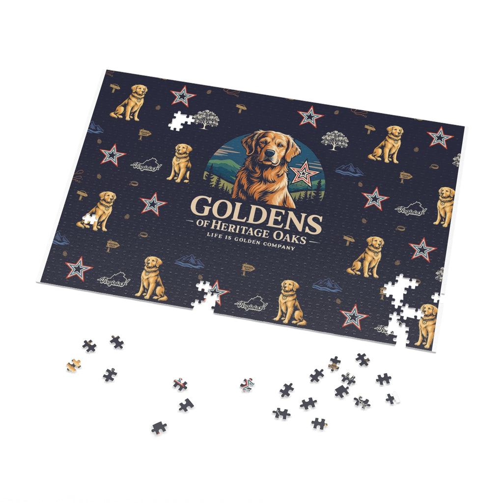 Heritage Oaks 1000 piece Jigsaw Puzzle with Tin