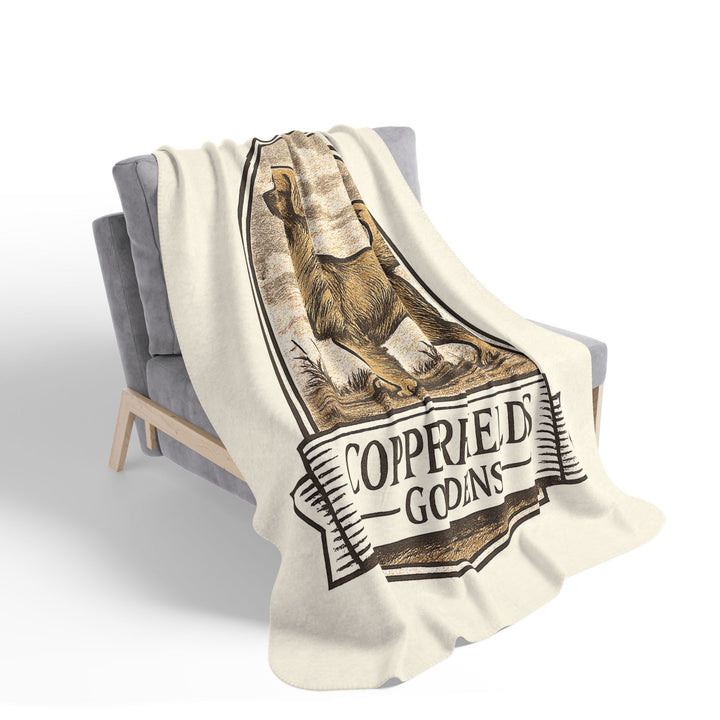 Copperfield's Goldens Cozy Fleece Sherpa Blanket