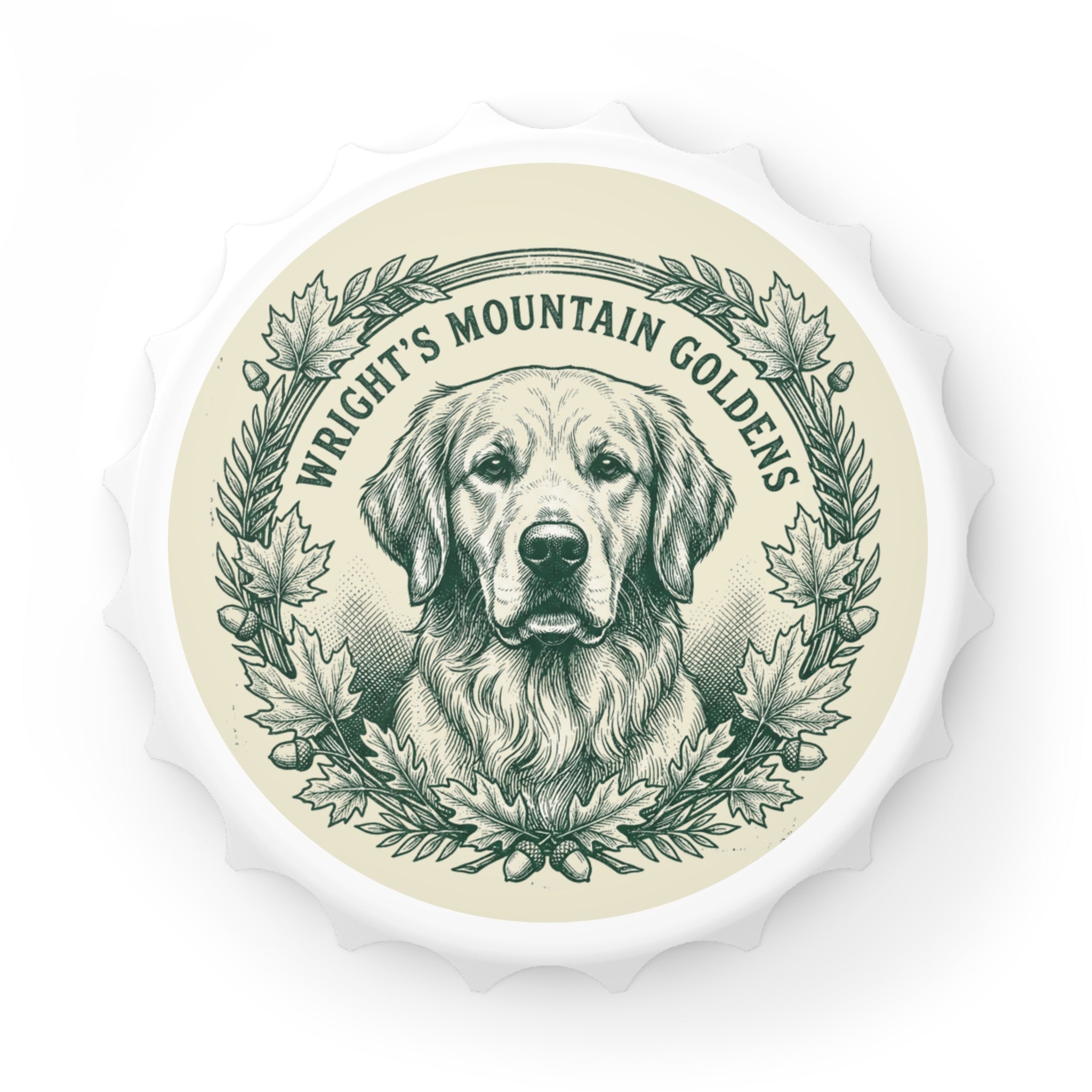 Wright's Mountain Goldens Bottle Opener