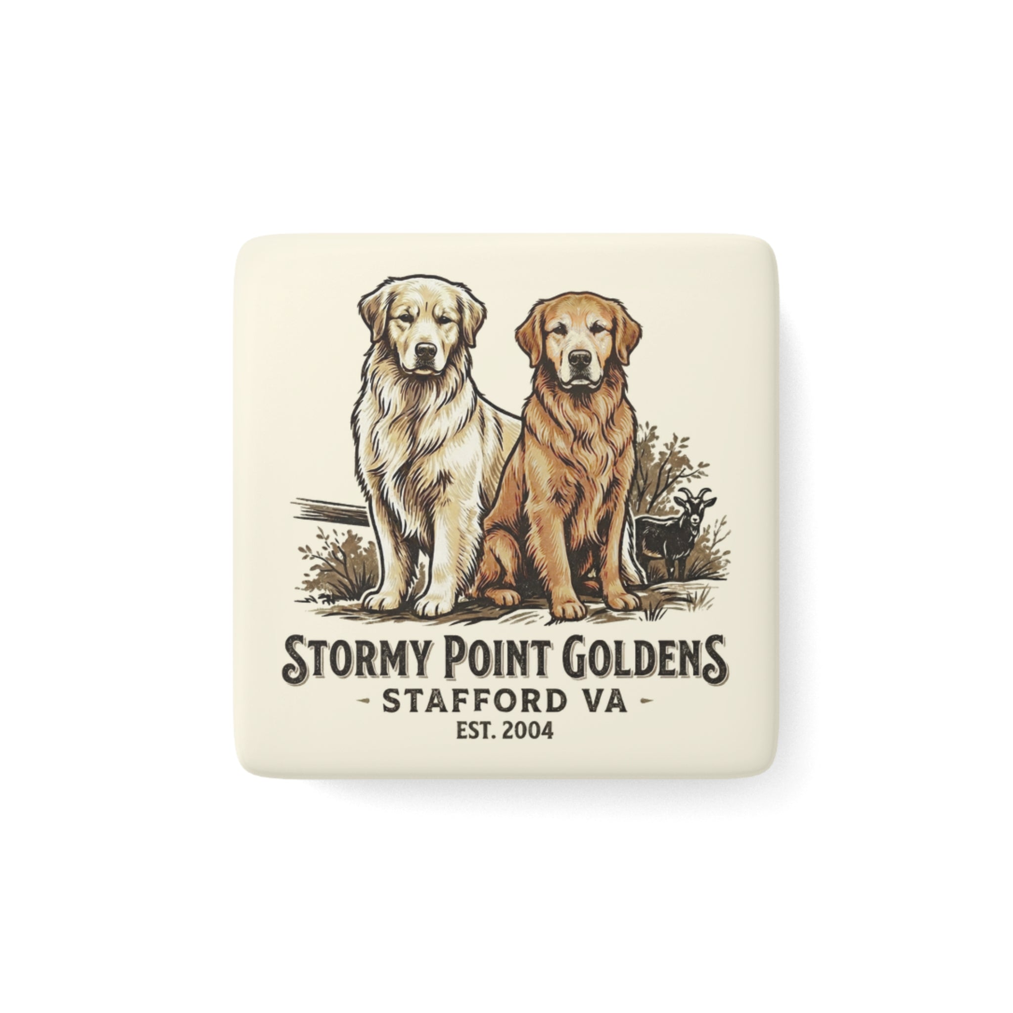 Stormy Point Ceramic Magnet