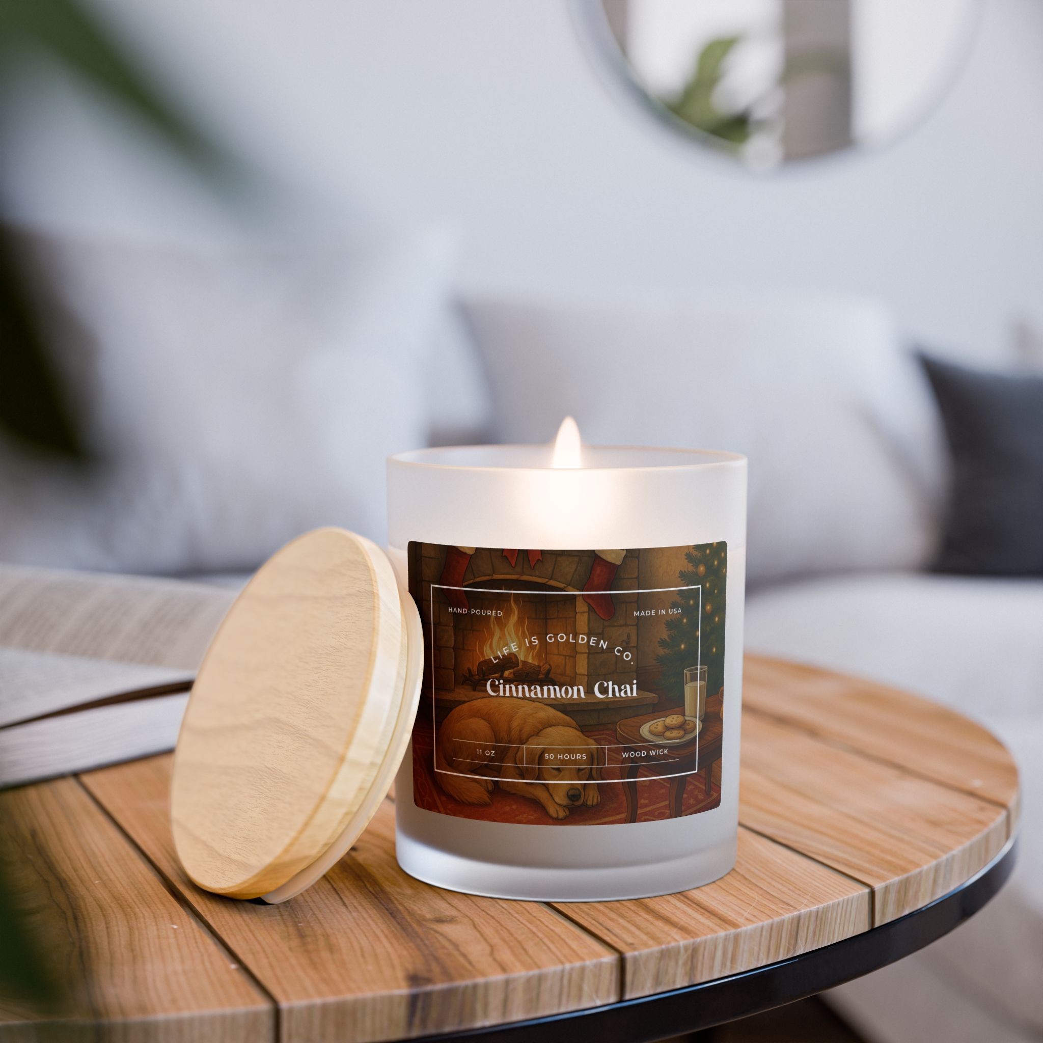 Cinnamon Chai Wood Wick Soy Candle