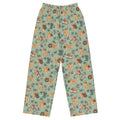 Retrieving Christmas Wide-Leg Pajama Pants — Flat Front