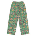 Holiday Rounds Wide-Leg Pajama Pants — Flat Front