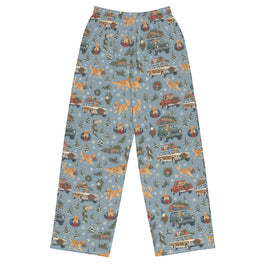 Christmas Convoy Wide-Leg Pajama Pants