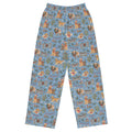 Lone Star Christmas Wide-Leg Pajama Pants — Flat Front