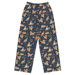 Christmas at the Club Wide-Leg Pajama Pants