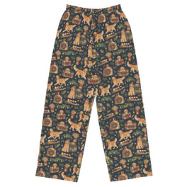 Brewmaster's Christmas Wide-Leg Pajama Pants