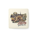 Liberty Golden Retrievers Ceramic Magnet