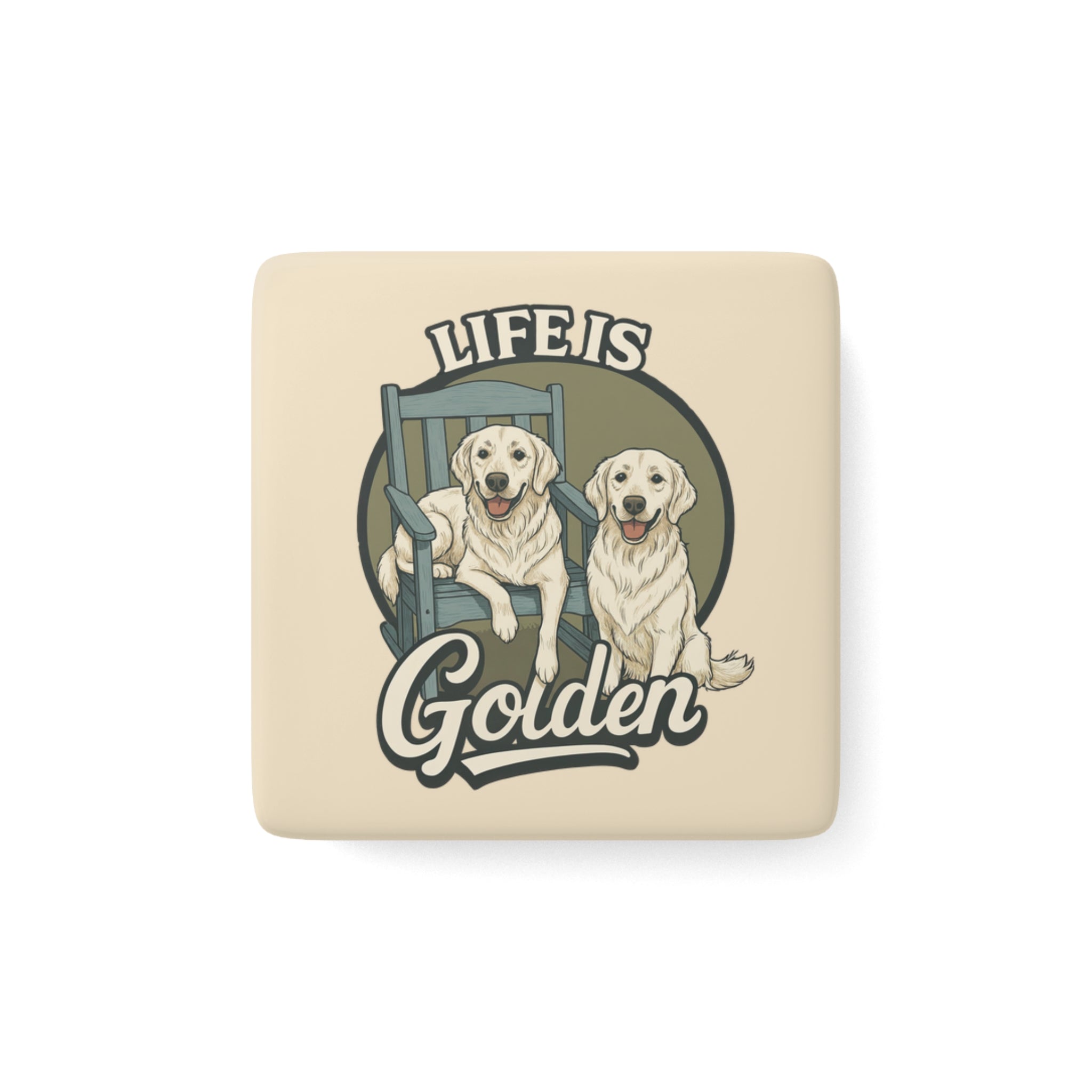 Porchside Pals Ceramic Magnet