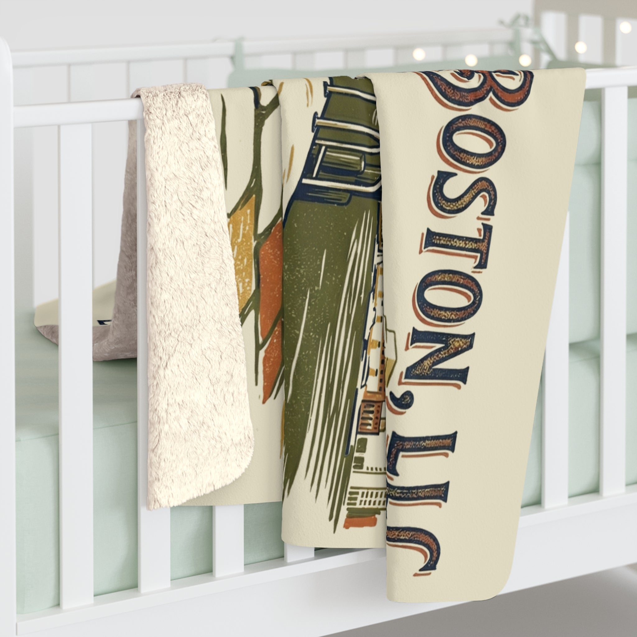 J-Walking Boston, LLC Cozy Sherpa Fleece Blanket