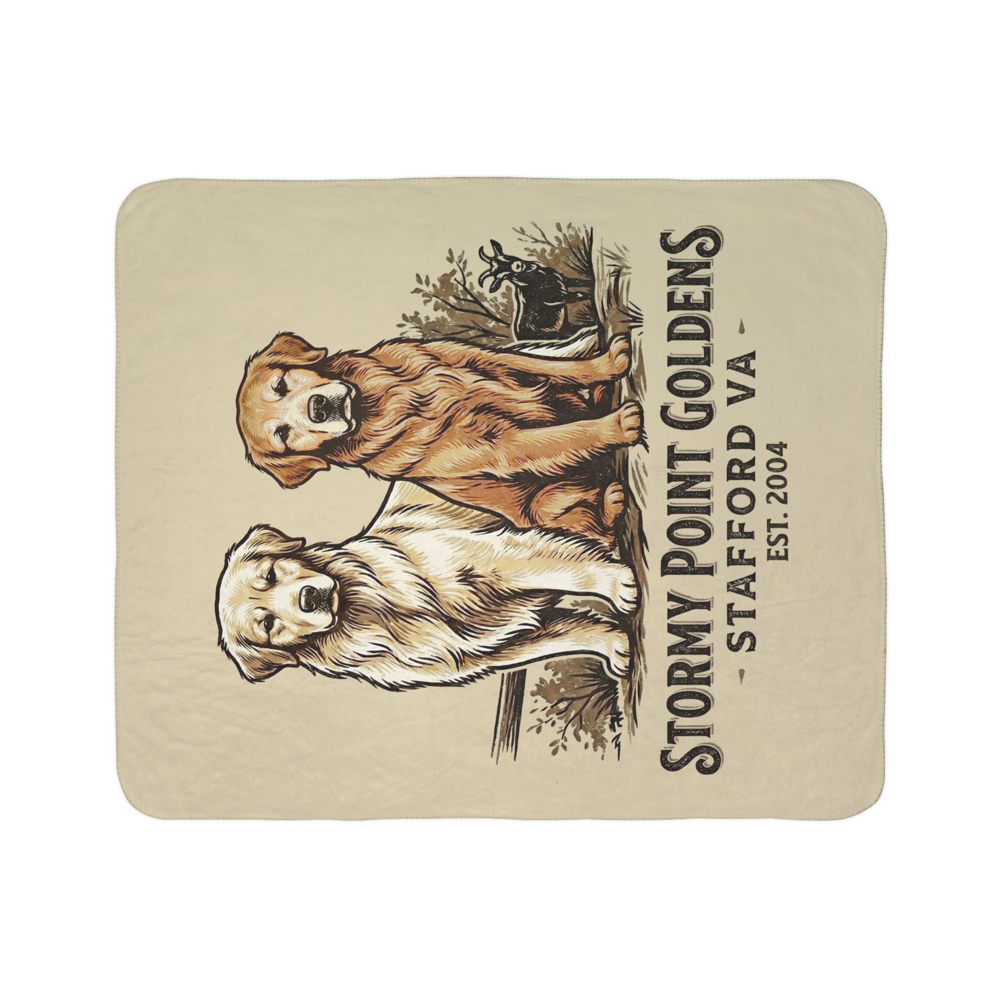 Stormy Point Cozy Fleece Sherpa Blanket