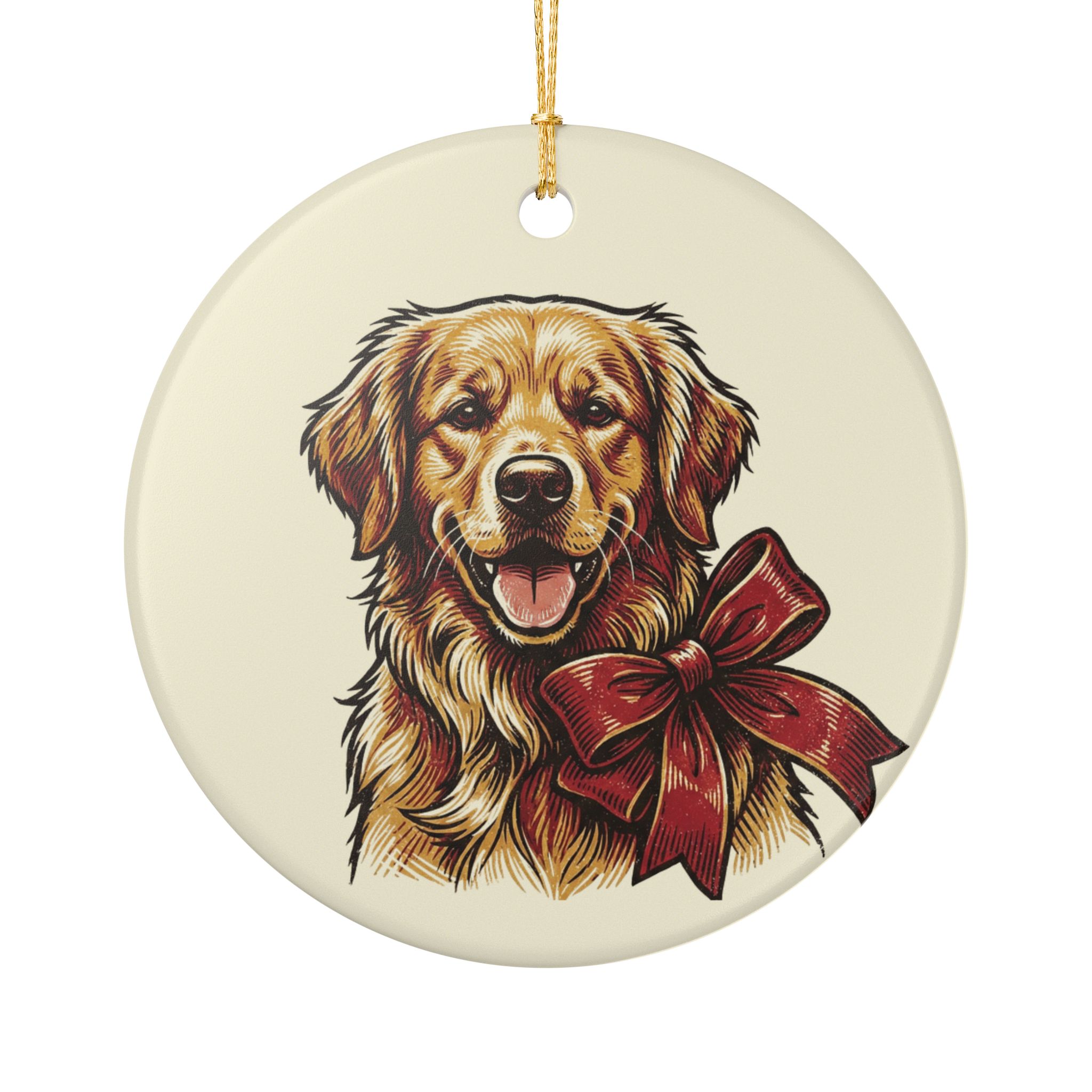 Barkley Ceramic Ornament