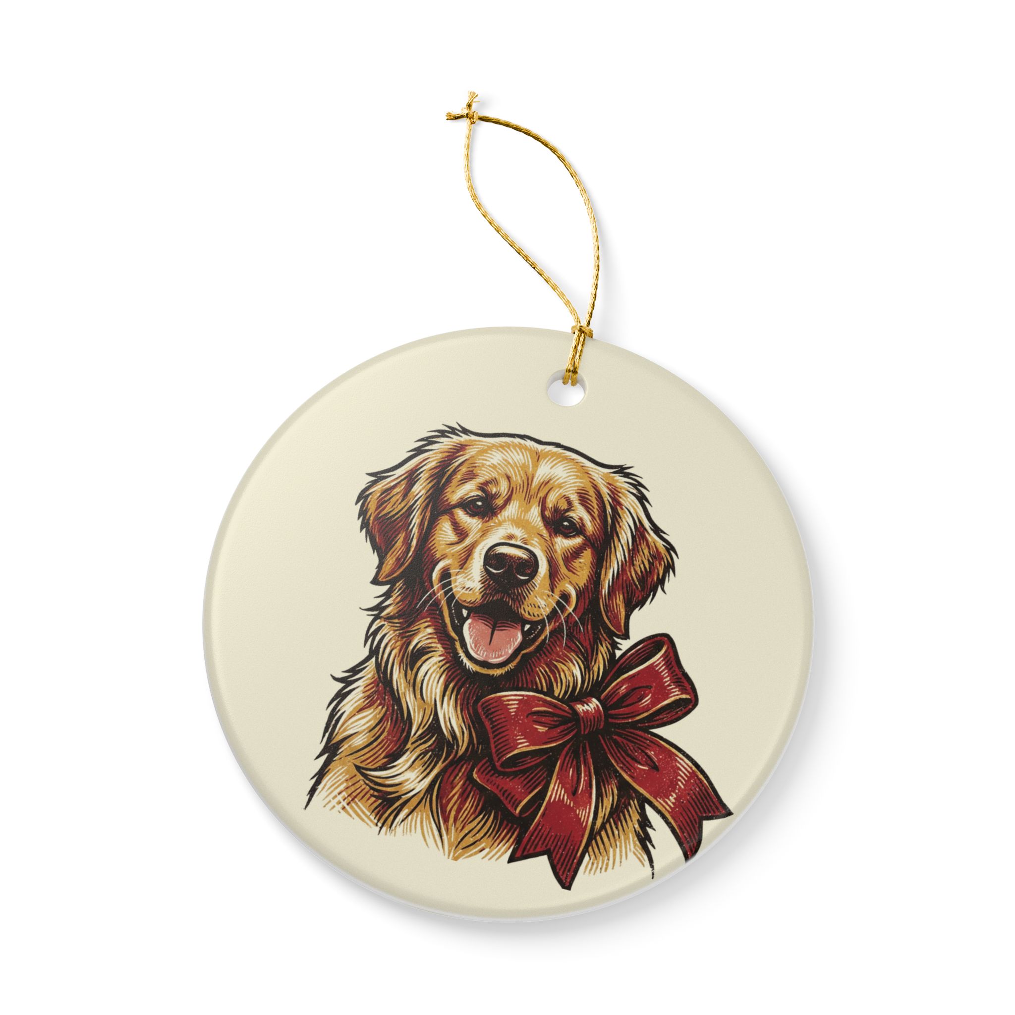 Barkley Ceramic Ornament