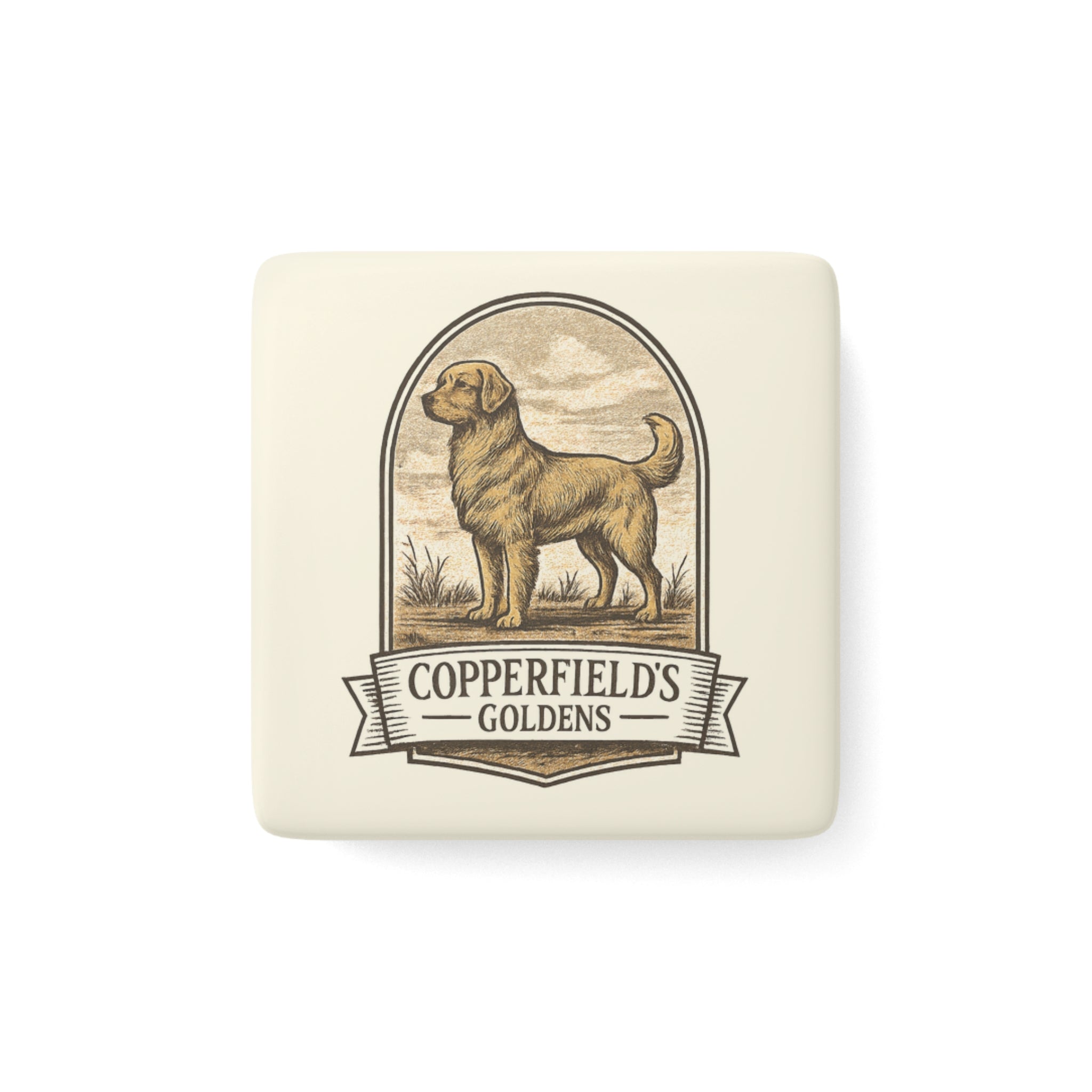 Copperfield's Goldens Ceramic Magnet