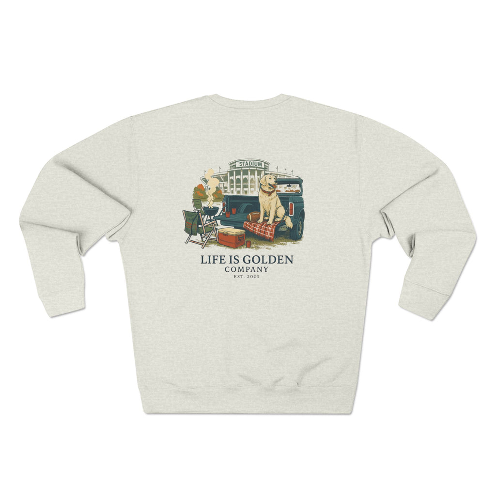 Game Day Sweatshirt - English Cream Golden Retriever Edition