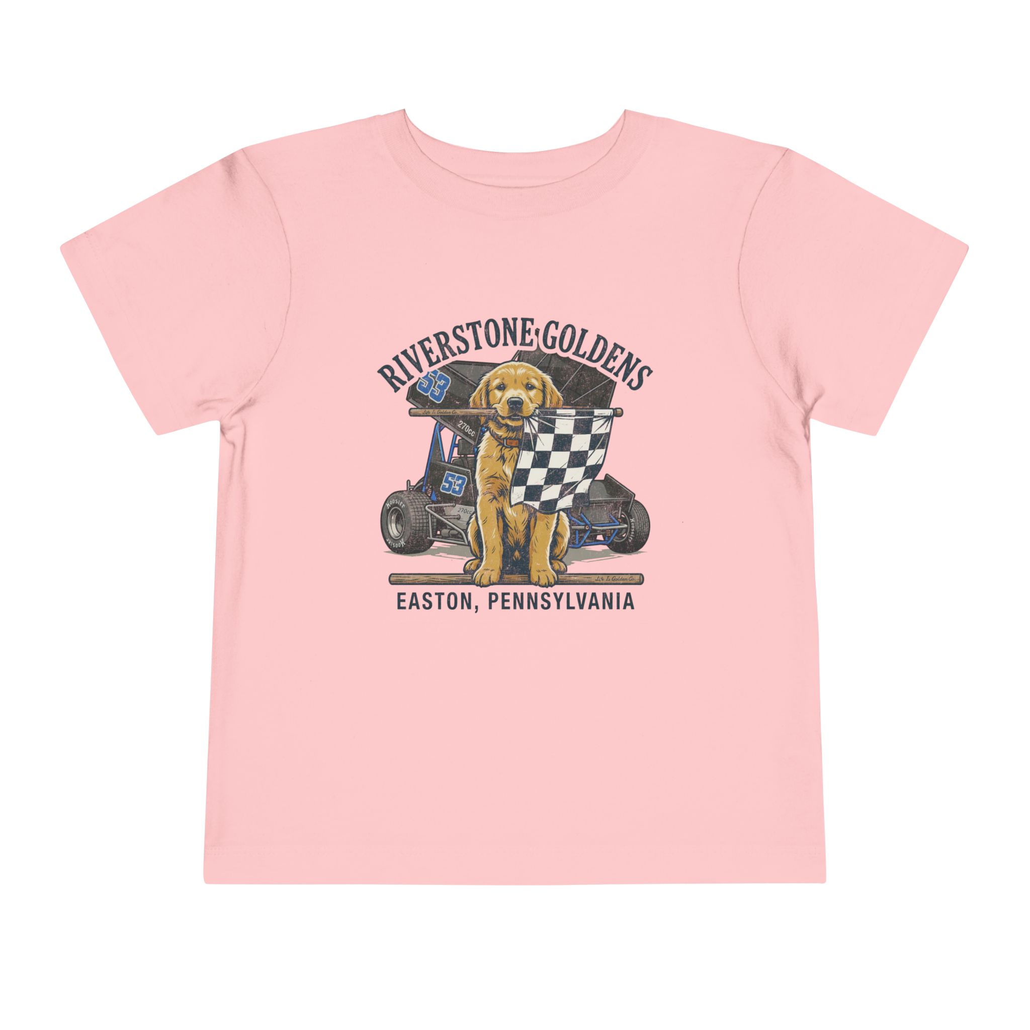 Riverstone Goldens Racing Toddler Tee