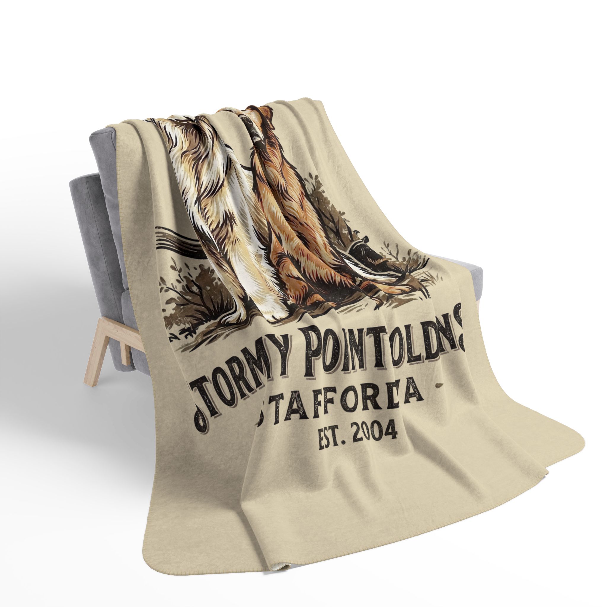 Stormy Point Cozy Fleece Sherpa Blanket