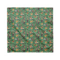 Holiday Rounds Matching Dog Bandana — Flat Front