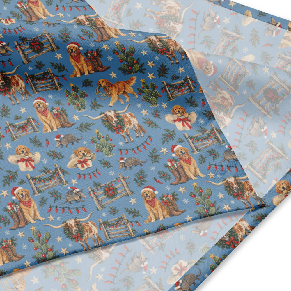 Lone Star Christmas Matching Dog Bandana — Product details Product details
