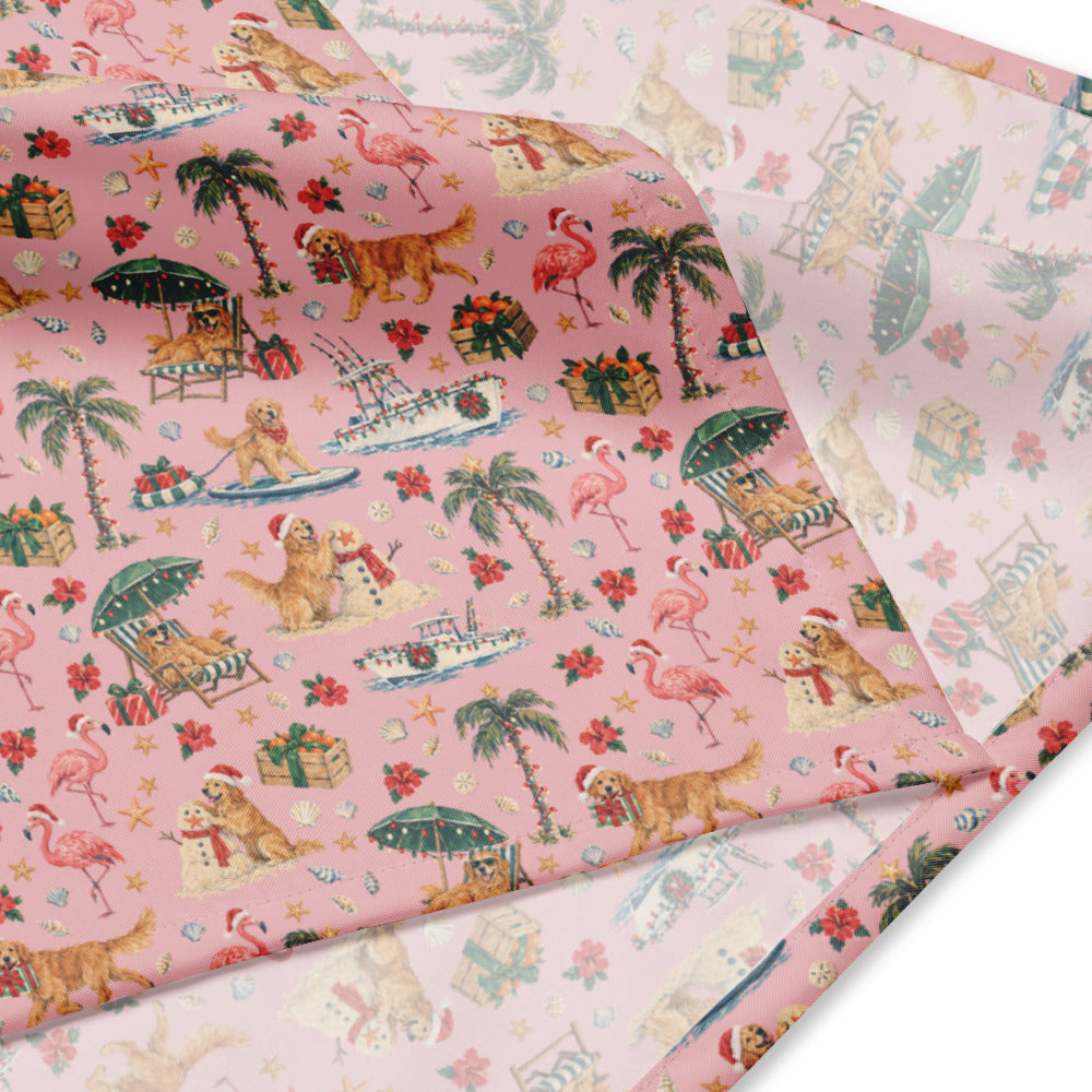 Sunshine State Santa Matching Dog Bandana — Product details Product details