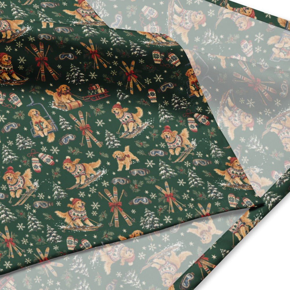 Après-Ski Goldens Matching Dog Bandana — Product details Product details