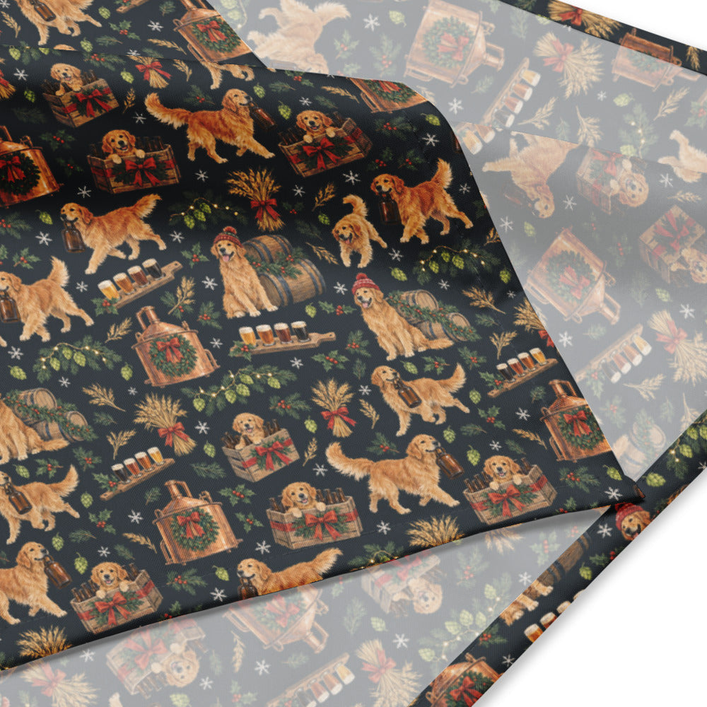 Brewmaster's Christmas Matching Dog Bandana — Product details Product details