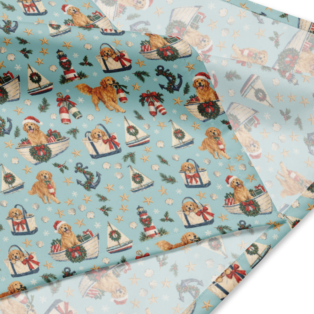 Holiday Harbor Matching Dog Bandana — Product details Product details