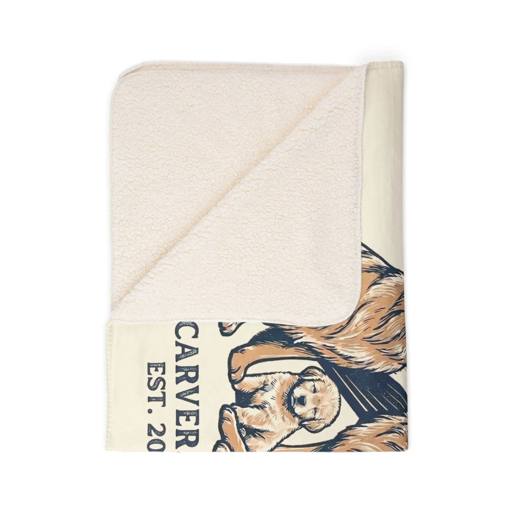 Blue Star Cozy Fleece Sherpa Blanket