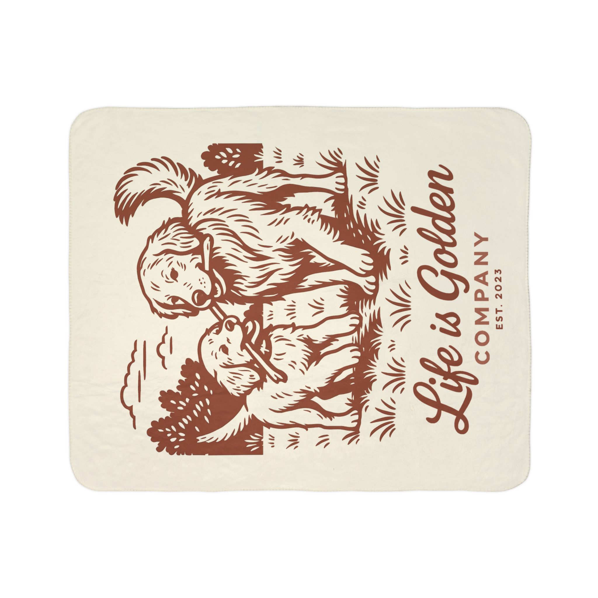 Sharing Sticks Cozy Fleece Sherpa Blanket