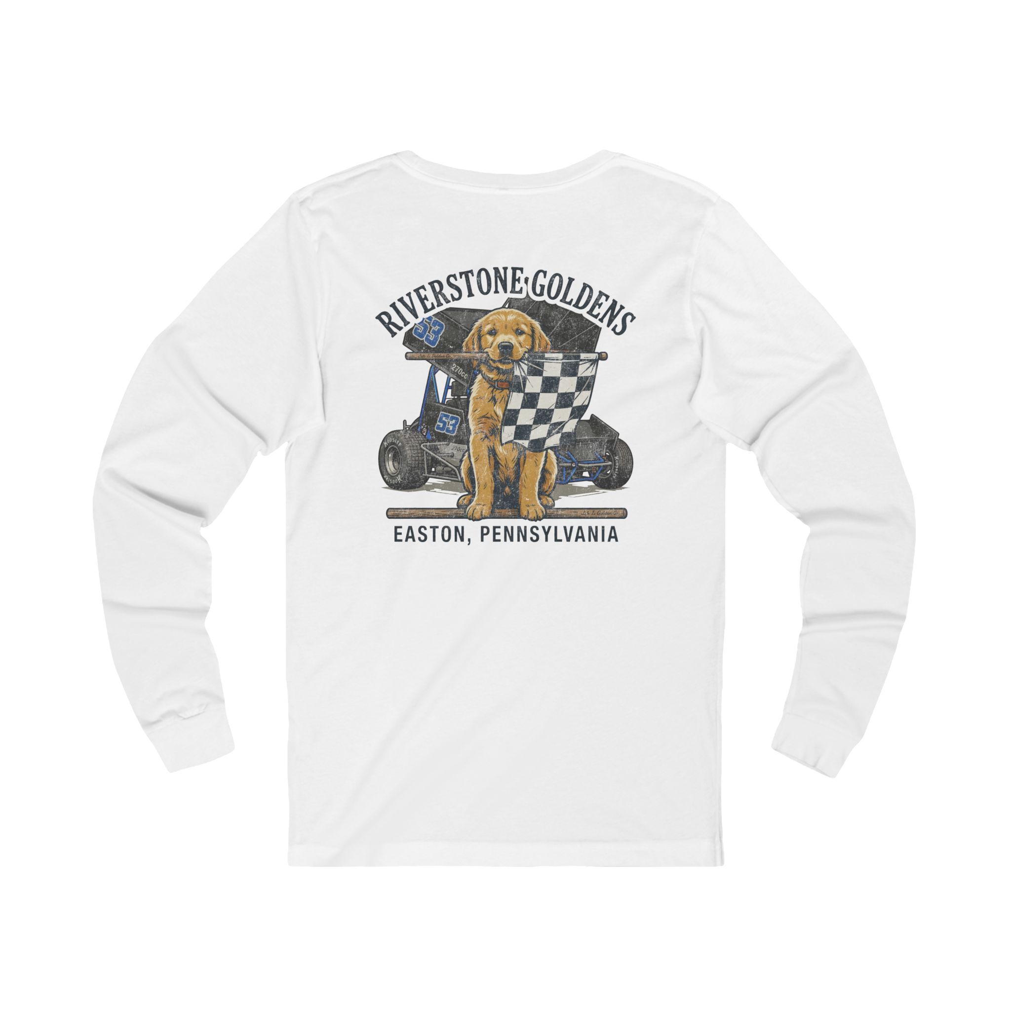 Riverstone Goldens Racing Unisex Long Sleeve Tee
